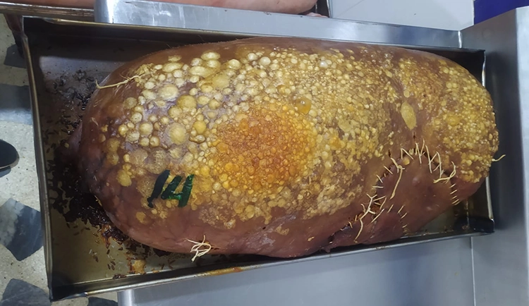 Proceso de preparación de nuestra deliciosa lechona tolimense.